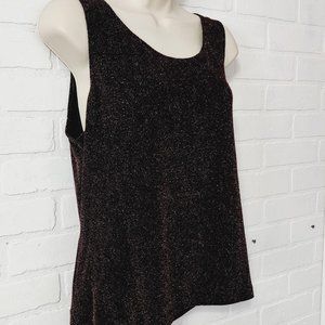 Vintage Red Glitter Blouse